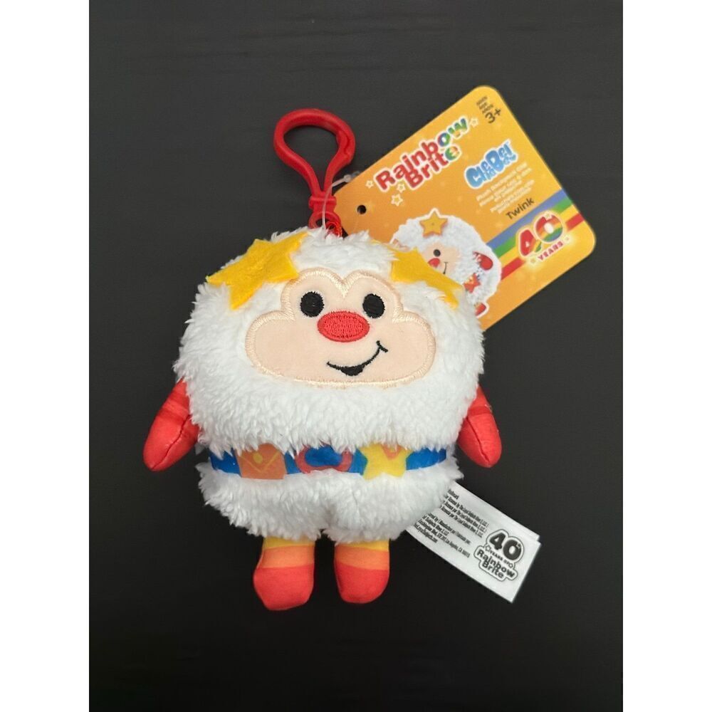 Rainbow Brite Twink 40th Anniversary Plush 4" Clip Keychain